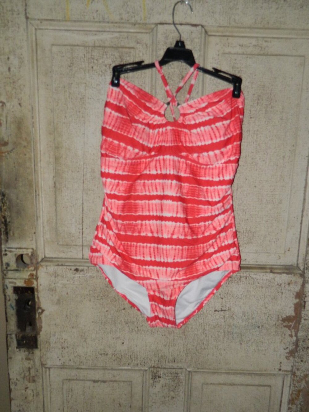 Michael Kors Tie Dye Halter Swimsuit Size 14 (XX-28)